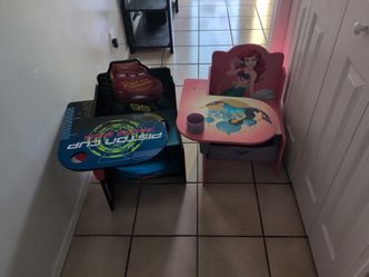 Disney Kids Activity Desks with Storage – Great Condition!