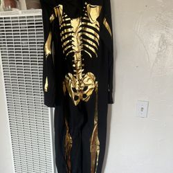 Halloween Skeleton Jumpsuit Sized Medium
