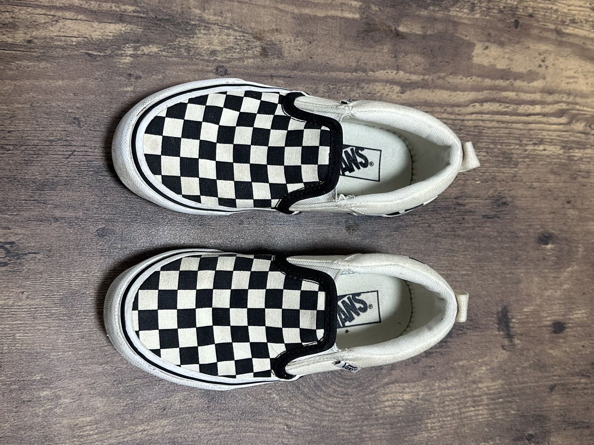 Checkered Boys Vans