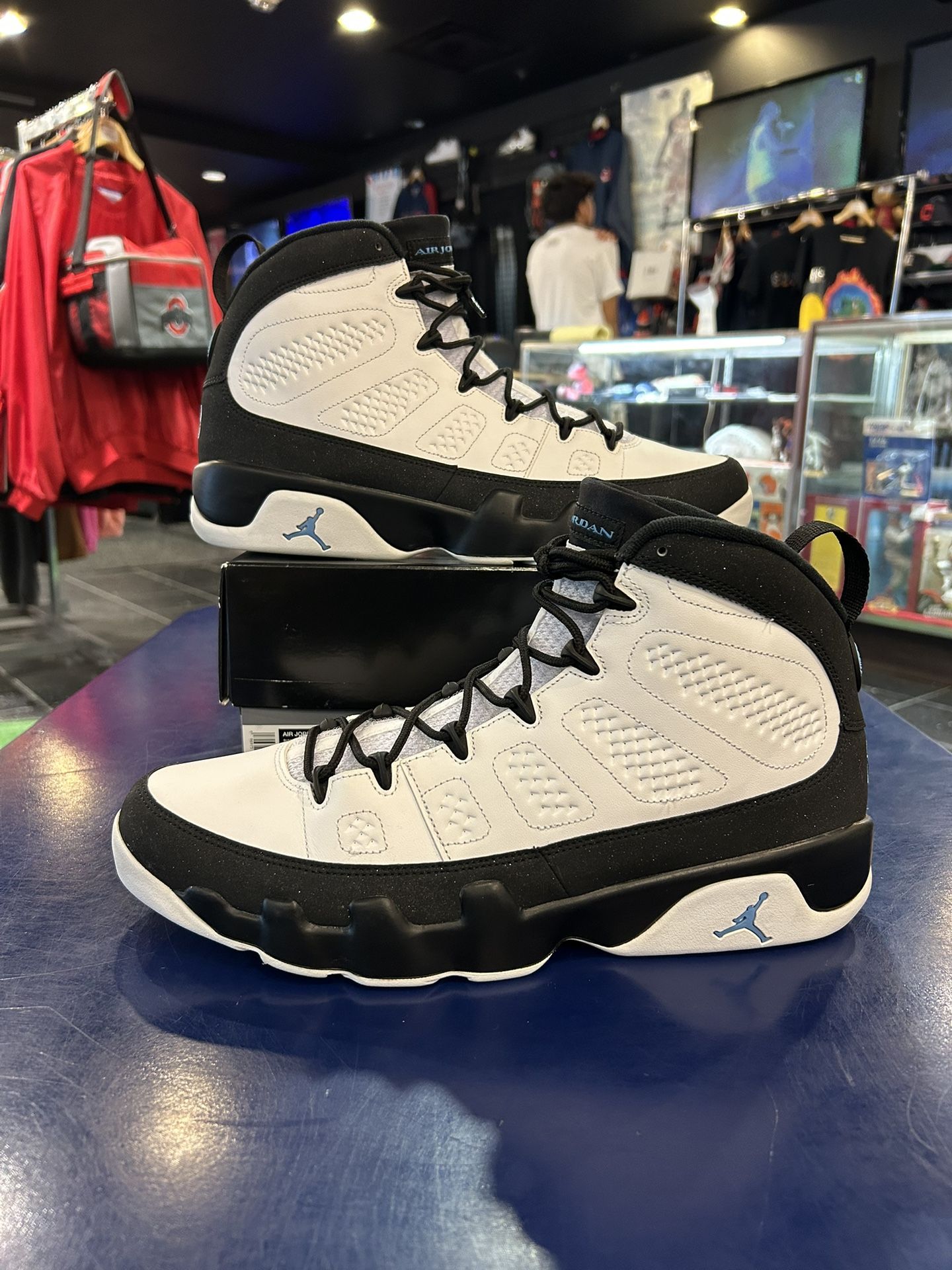 Nike Air Jordan 9 Retro UNC University Blue Size 13 Men Shoes