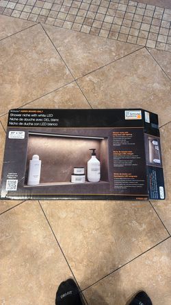 Schluter Kerdi-Board-SNLT Shower Niche with White LED