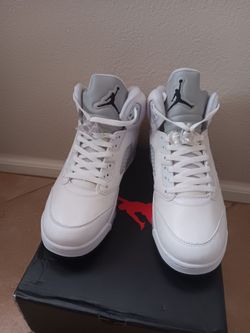 Jordan 5 white Metallic 2026