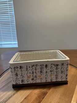 Authentic Japanese Diatomaceous Earth Shichirin / Hibachi Tabletop Grill
