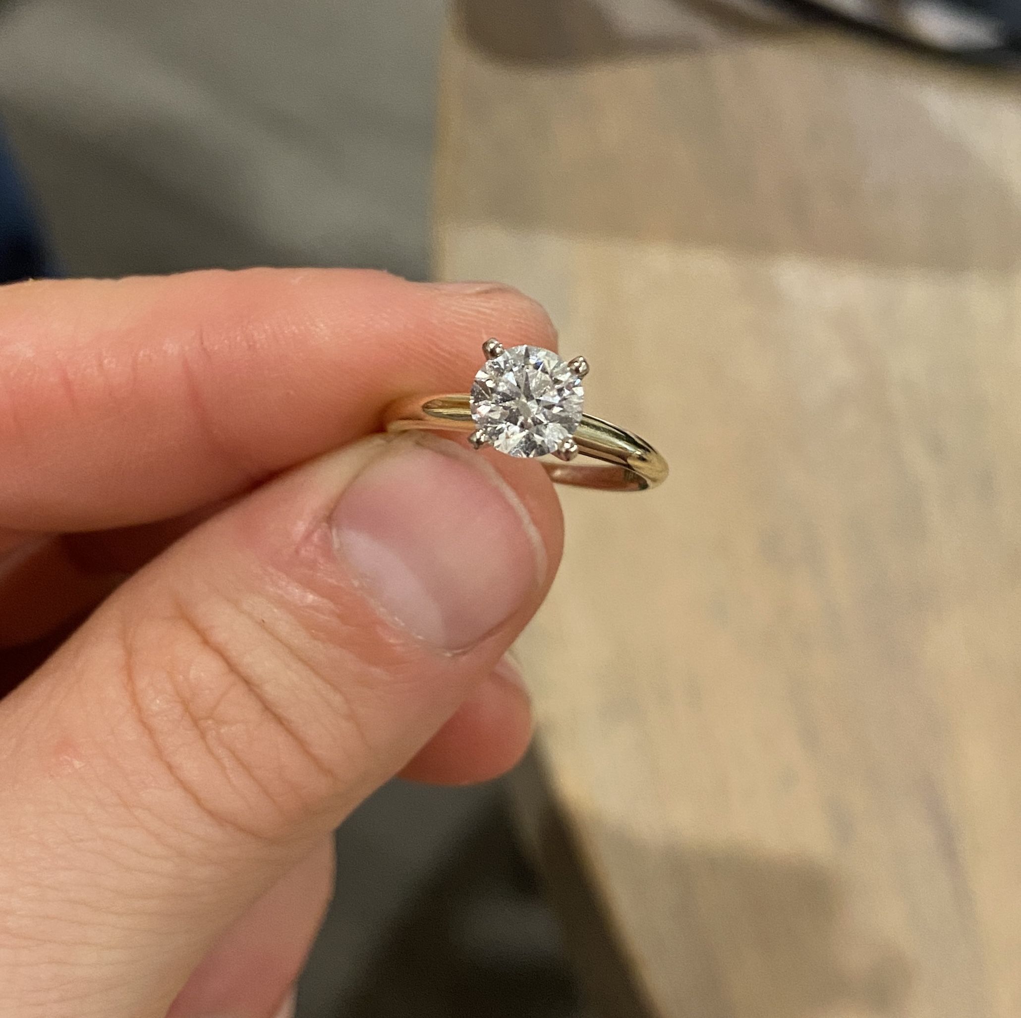 1.12 Ct diamond Engagement Ring