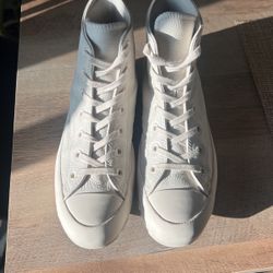 Womens Converse Chuck Taylor All Star Lugged Leather - Desert Sand - Monochrome - Taupe (Size 8) 