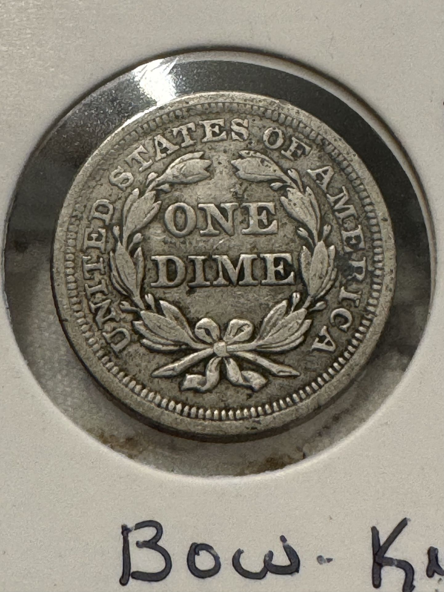 1856 Liberty Seated Dime (Lg Date)