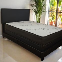 NEW Queen-Size MATTRESS and BOX SPRING. Bed frame not included👍