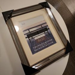 8x10 Silver Mirror Picture Frame