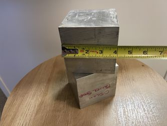 Solid Aluminum Blocks 4” square  Thumbnail