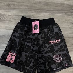 inter miami fc /bape shorts