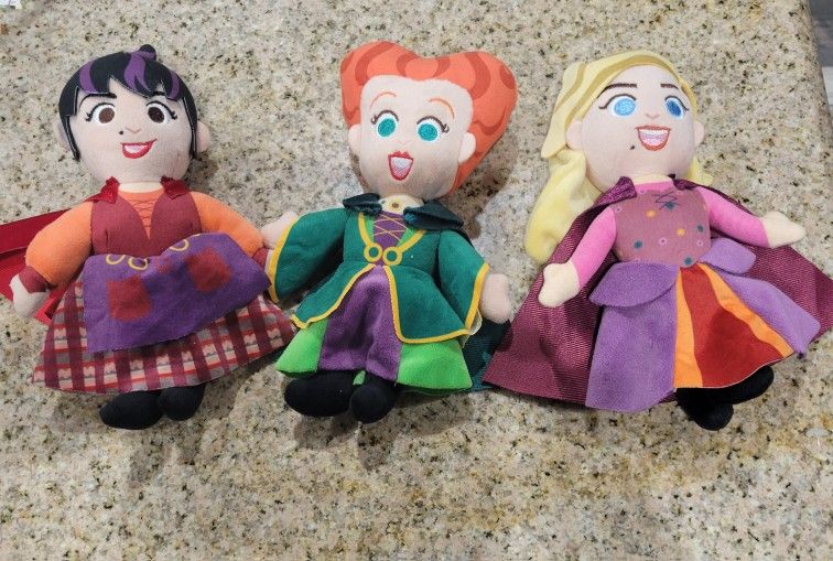 Disney Plush Set - Hocus Pocus - Sanderson Sisters