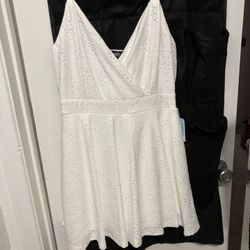 Cute Short White Dress