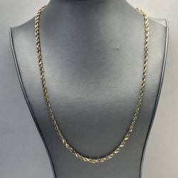 Gold Chain 14k 24 Inches 