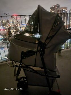 Stroller For Dogs Great Condition Greey Color 