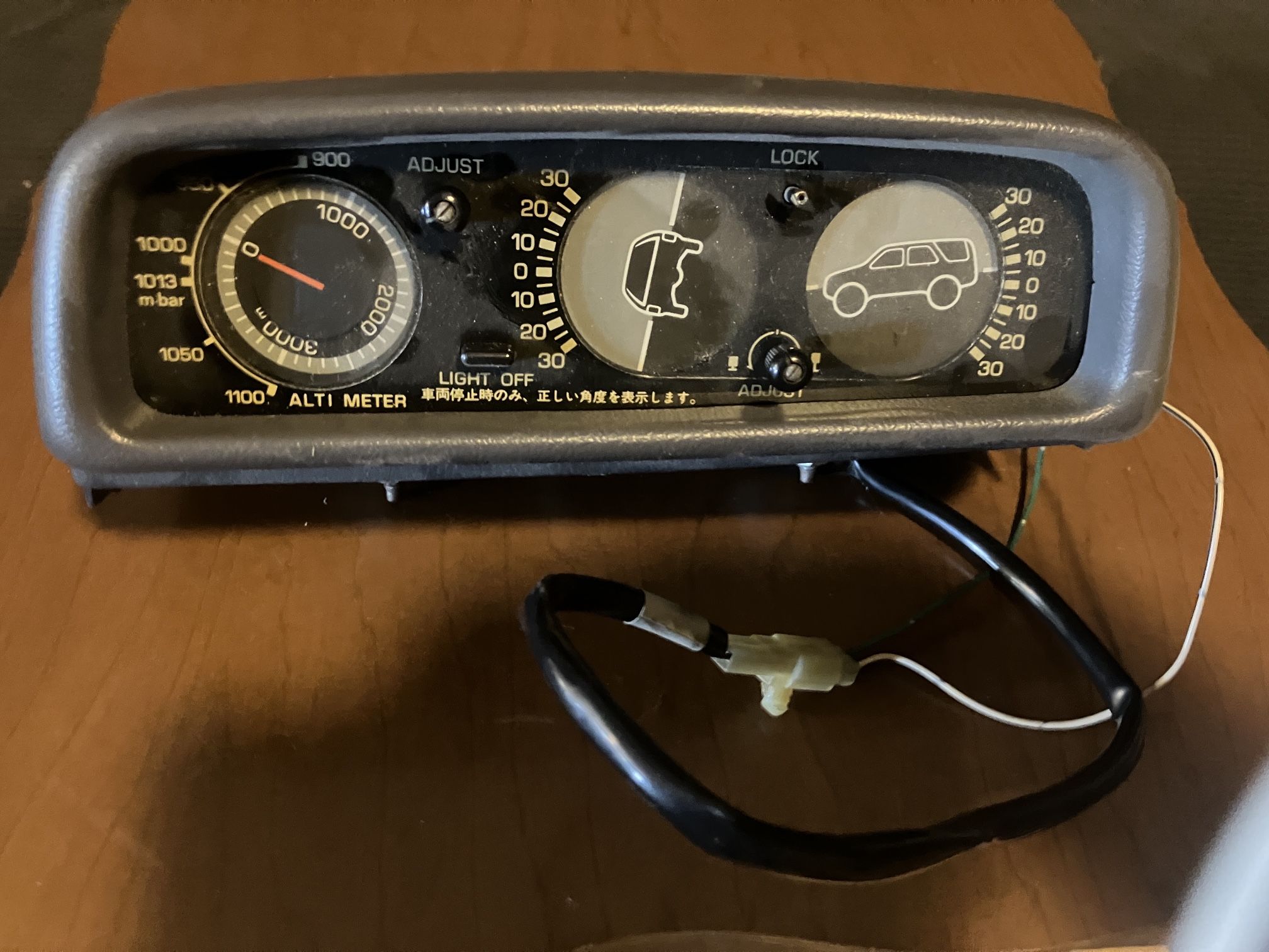 Toyota Tacoma 4Runner Surf Altimeter Inclinometer Rare JDM Original