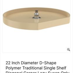 Rev a Shelf 22” D-shaped Lazy Susan Corner Cabinet Shelves (3 Available)