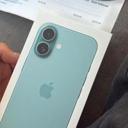 Sealed iPhone 16 Teal 