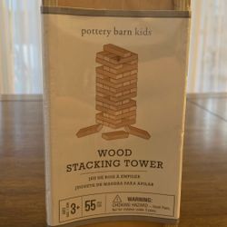 New Pottery Barn Kids Wood Stacking Tower – Brand New/Sealed