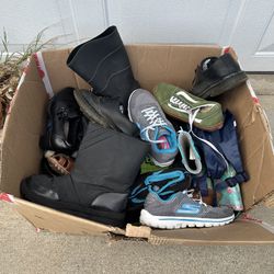 Sneaker Shoe Bundle Lot Different Sizes - Doc Martens, Sketchers, Vans, Etc