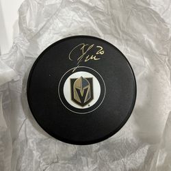 Chandler Stevenson signed puck