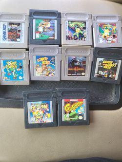 10 different Nintendo Game Boy games all different  prices are  in the description