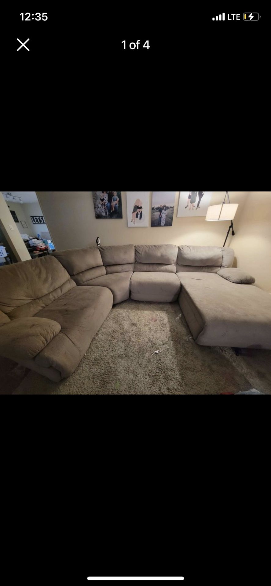 Sectional couch 