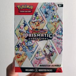 Pokemon ‘Prismatic Evolutions’ Booster Bundle (Sealed) 2x in hand