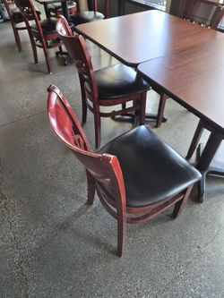 21 tables & 63 chairs for restaurant; only $ 100