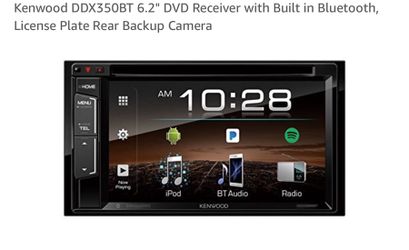 Double Din Kenwood Radio with Camera. Installed $450