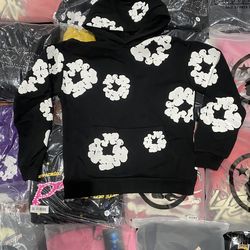 Denim Tears X Dover Street Market Black Hoodie Small