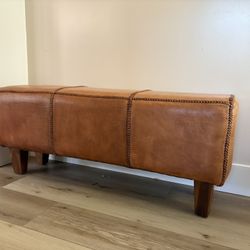 Leather Bench