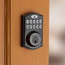 Kwikset Smart Code 914 Keyless Deadbolt Door Lock Bronze