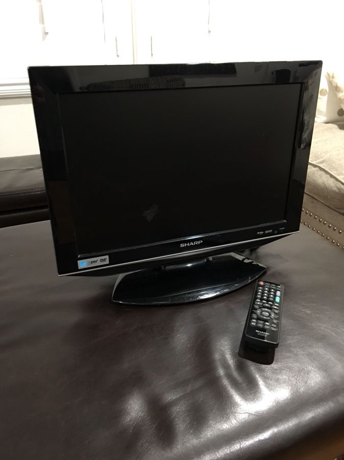 SHARP 19-inch LCD TV with built-in DVD Player