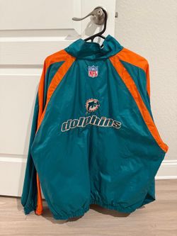 Miami Dolphins Vintage XL Reebok lightweight jacket