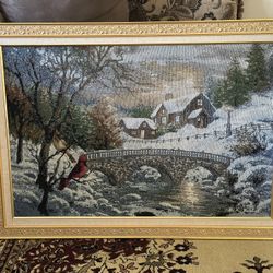 Beautiful Needle Point Artwork 