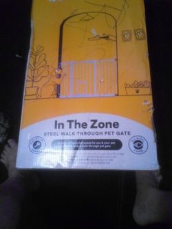 Steel Walk-thru Pet Gate