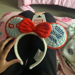 minnie mouse spider man ears