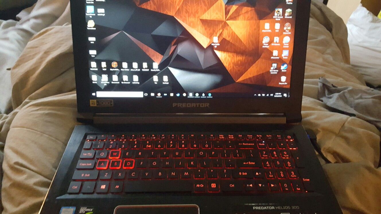 Predator Gaming Laptop. i7. 16gb ram. GTX 1060 6gb