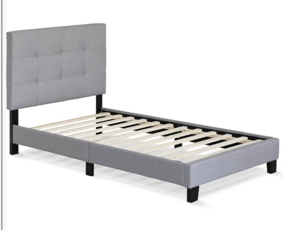 Charlester Upholstered Platform Bed Twin
