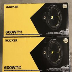 Kicker 12 Inch Subwoofer CompC Series Brand New 100 Each 