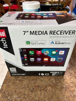 Dual tech 7” touch screen tv stereo