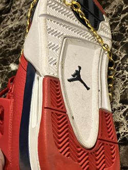 Size 12 Red , Blue And White Retro 4