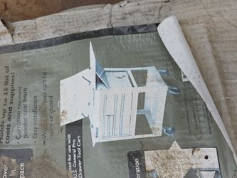 Folding Site Tray For Tool Carts 