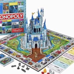  Disney parks edition, 3-D call mom monopoly, sealed in box