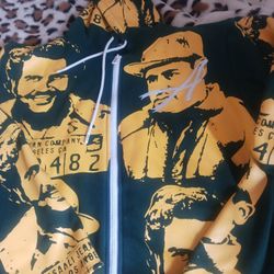 ASAALI AUTHENTIC  GREEN N YELLOW HOODIE 