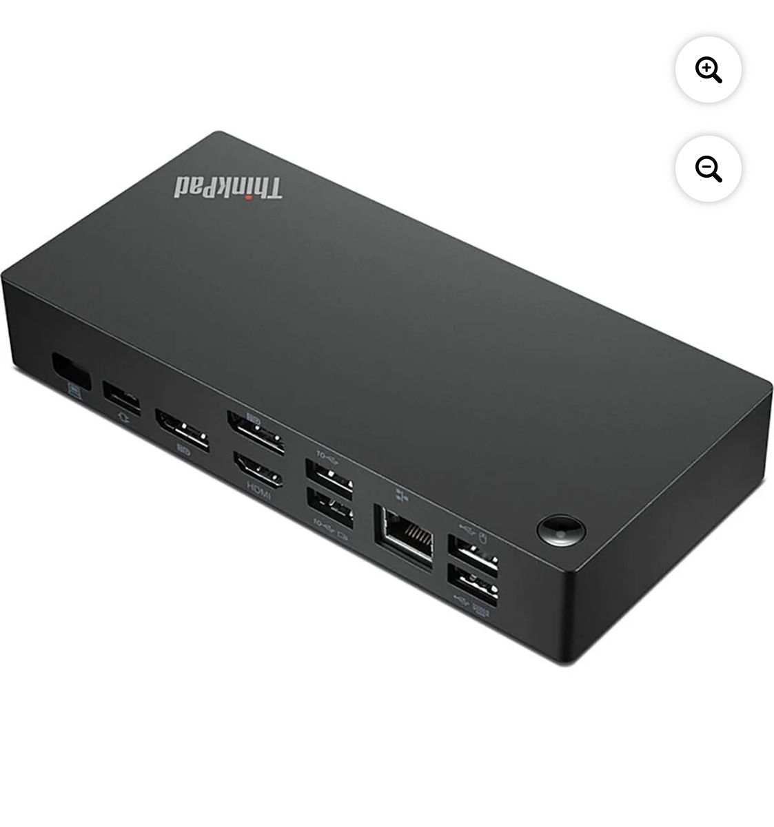 Genuine Lenovo ThinkPad Universal USB-C Smart Dock With AC Adapter And Cable