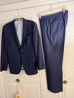 Brooks Brothers Blue Suit -38 Coat, 32/30 Pants