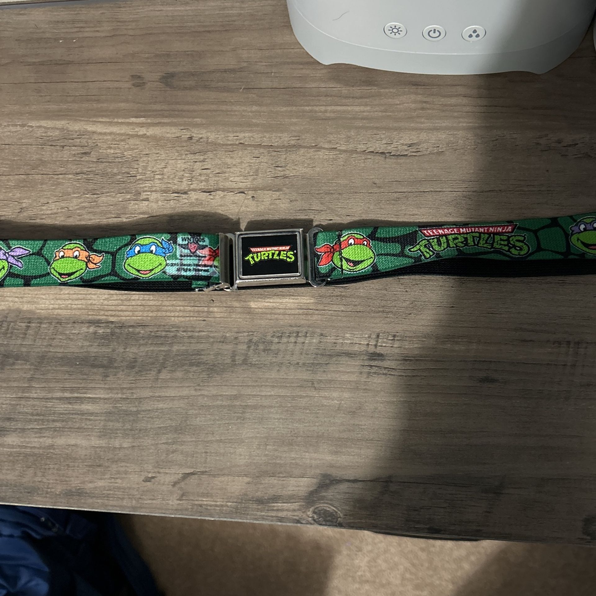 TMNT Cartoon TV Series Shell Faces Magnetic Web Belt