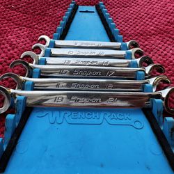 Snap-On Tools USA 6pc 6Point Flank Drive Double Flare Nut Wrench Set 