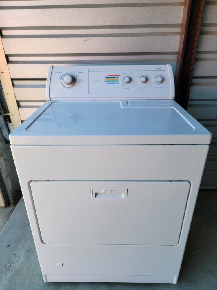 Commercial Quality!!! Super Capacity, Whirlpool Gas Dryer!!! Very High Quality and Super Reliable!!! It Works Perfectly!!! Must See To Appreciate!!!